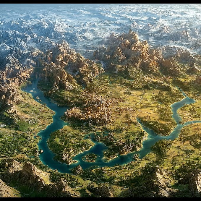 draw a map illustration for your project
