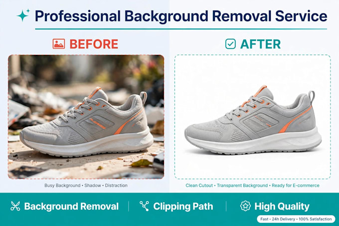 do background removal and clipping path for ecommerce products