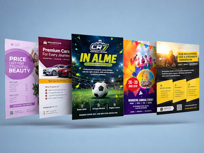 do unique flyer design and poster in 24 hours