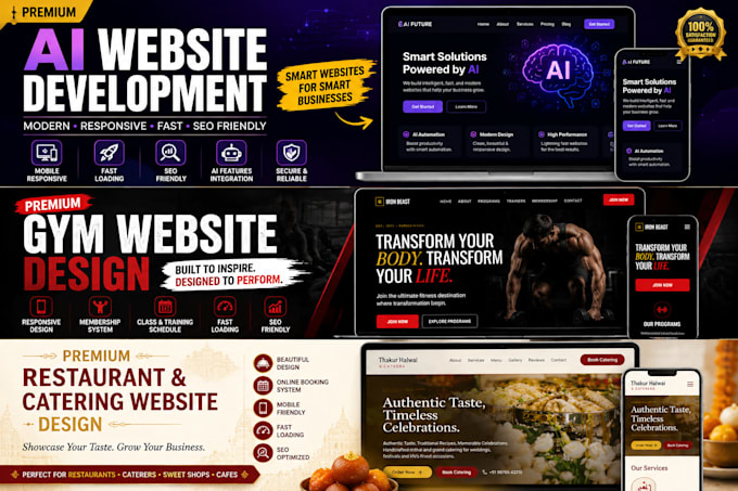 build a professional ai website using emergent or durable