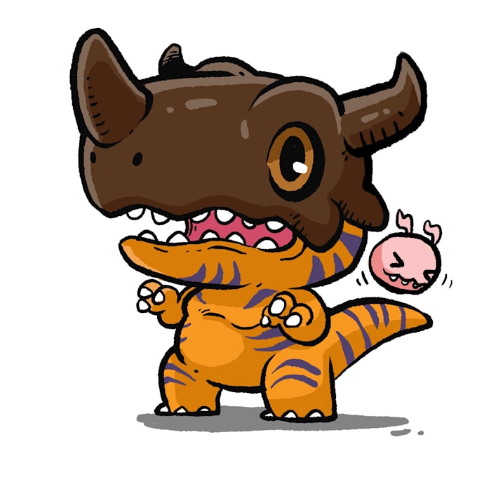 draw digimon in my artstyle