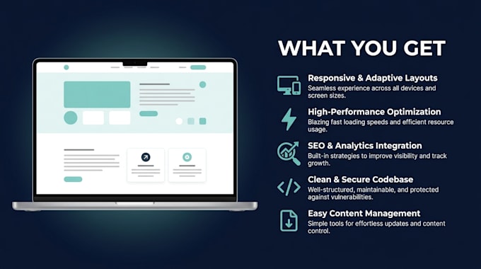 build a responsive custom website using HTML CSS js