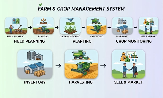 build agriculture farm management system