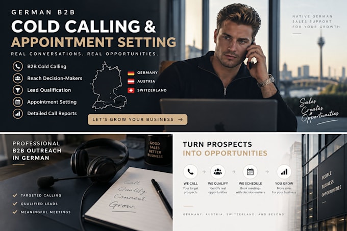 do german b2b cold calling and appointment setting