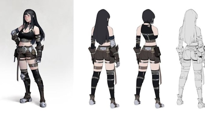 create a 3d character model, vrchat avatar, furry avatar, nsfw avatar