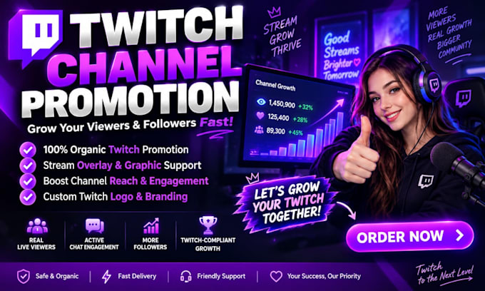 promote your twitch stream for organic audience growth
