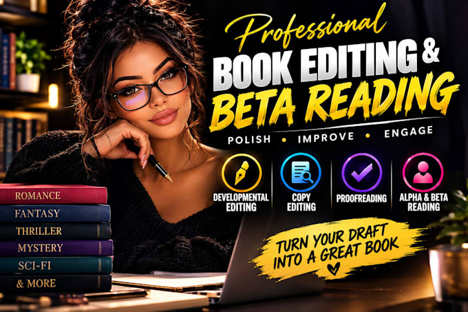 do developmental edit beta reader book editor proofreading format proofreading