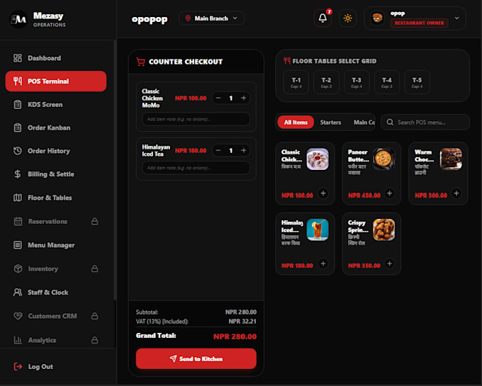 develop landing page for you
