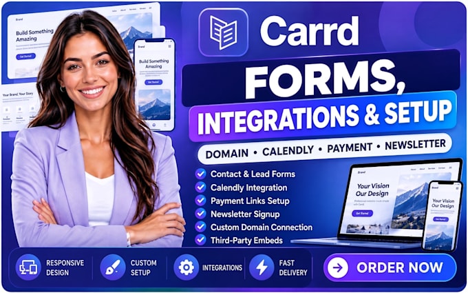 carrd forms integrations carrd domain calendly payment carrd landing page design