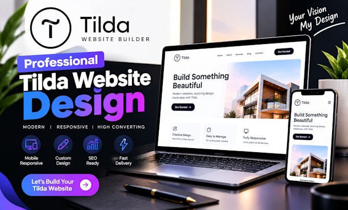 design or redesign your professional tilda website
