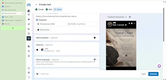 be your social media manager and content scheduler