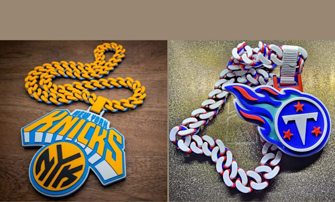 create custom 3d hype chain pendant nfc key chain 3mf model for 3d printing