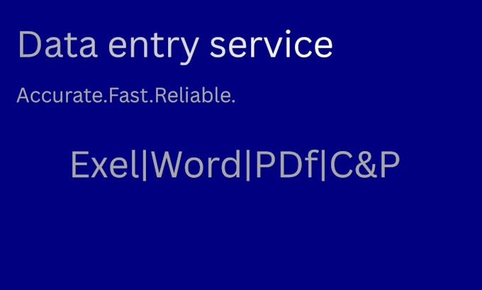 do accurate data entry, typing and PDF to word conversion