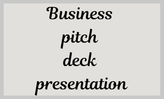design professional pitch deck