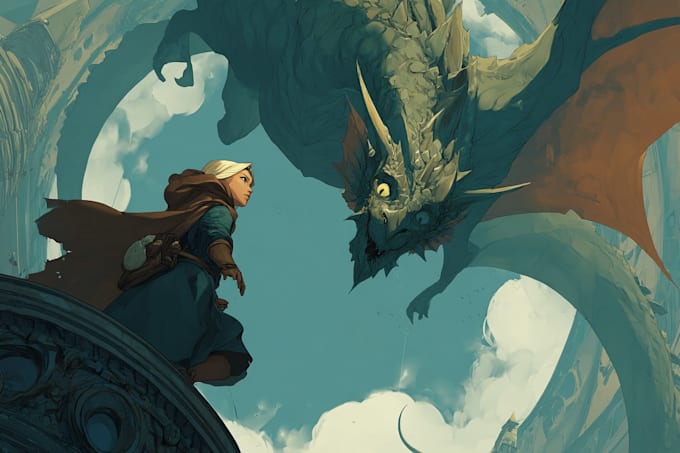 draw a fantasy illustration for you
