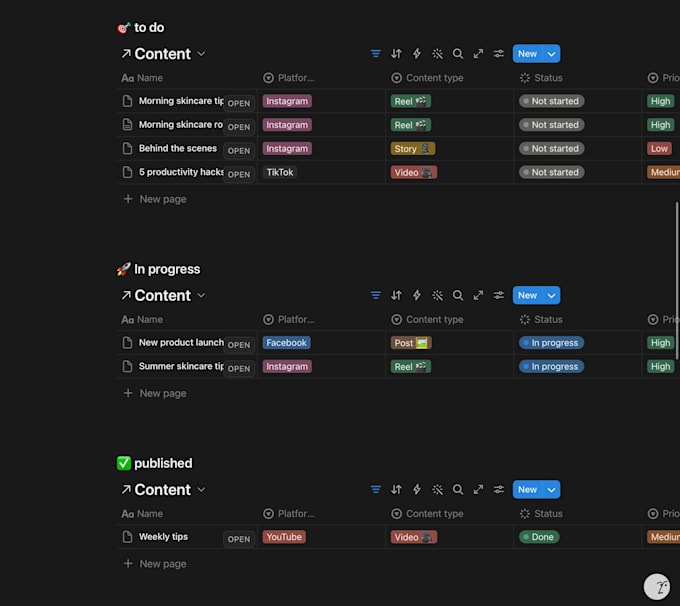 build a custom notion content management system