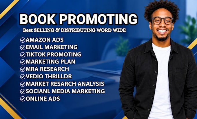 do book promotion and amazon KDP ads with description rewrite