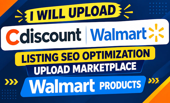 upload cdiscount listing SEO optimization upload marketplace walmart products