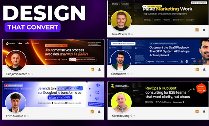 do linkedin carousel and banner canva design