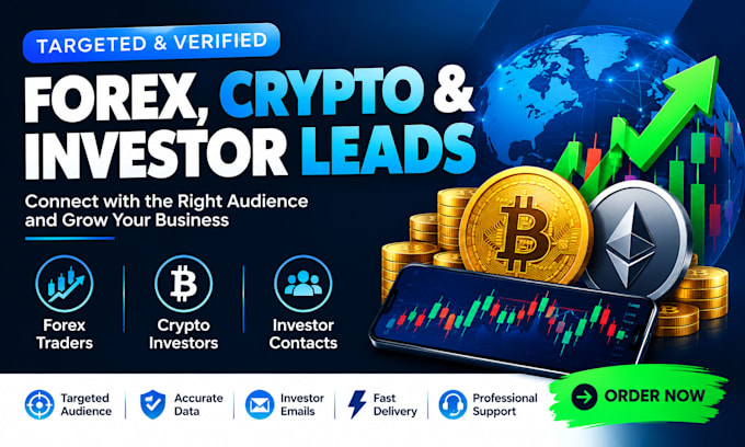 provide forex, crypto and investor leads