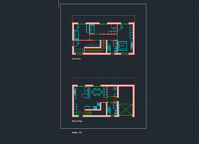 draw floor plans and sections