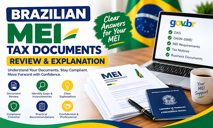 review and explain brazilian mei tax documents