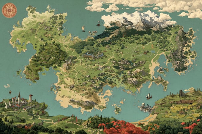 design map illustration drawing