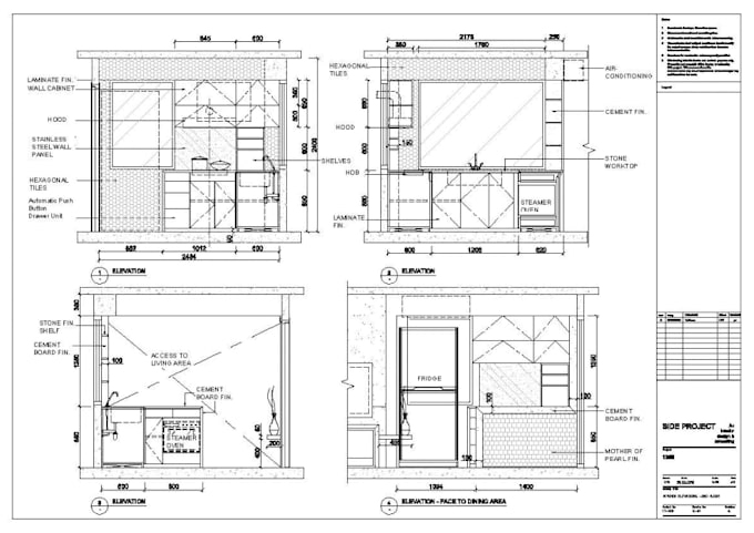 turn your brief to building 2dplan, open living room kitchen dining layout, cgi