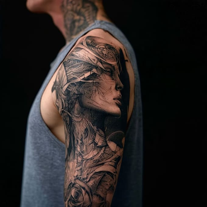 design professional tattoo and custom tattoo