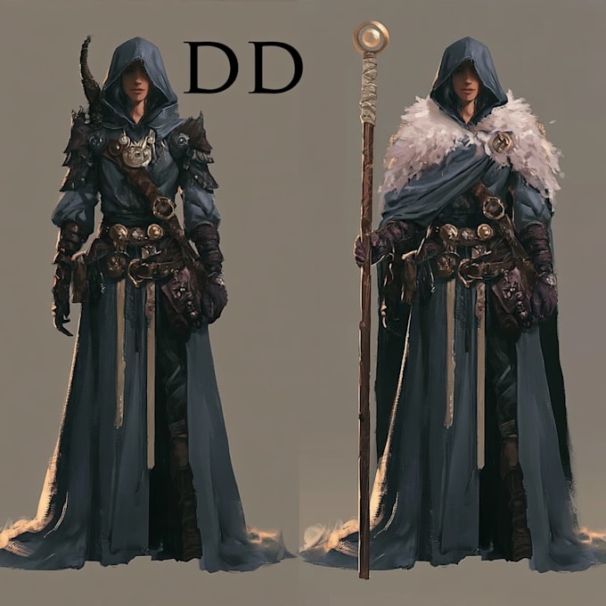 create custom dnd, rpg, and character art