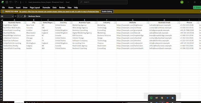 do professional b2b lead generation and targeted email list building