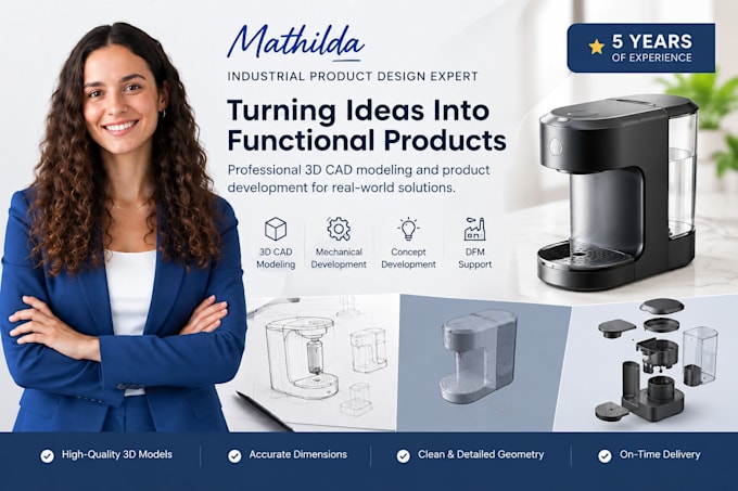3d cad design, product design, industrial design, mechanical design