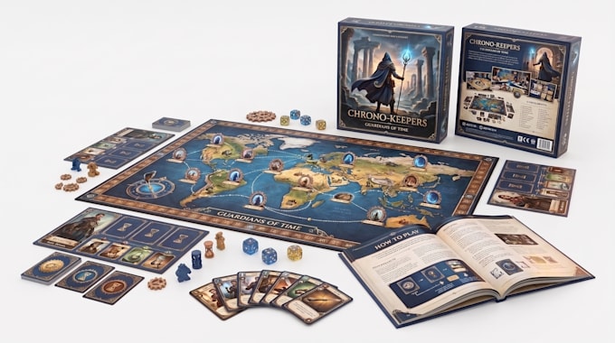 develop board game, card game development board game design
