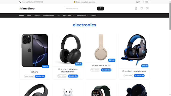 build a full stack website using django and react
