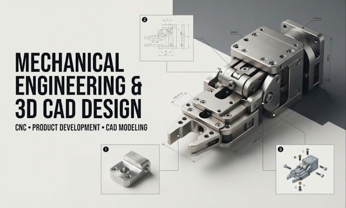 do mechanical engineering, cnc design, and professional 3d cad modeling