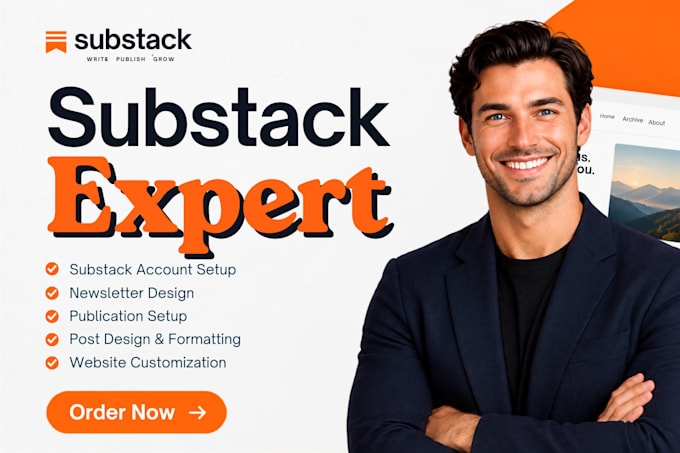 substack account setup design substack newsletter substack post design substack