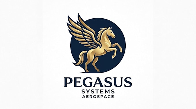 create modern awesome pegasus logo just 12 hrs