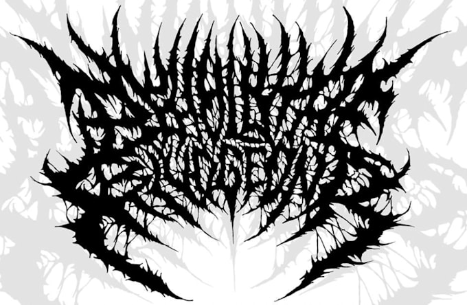 do technical progressive metal style logo for you