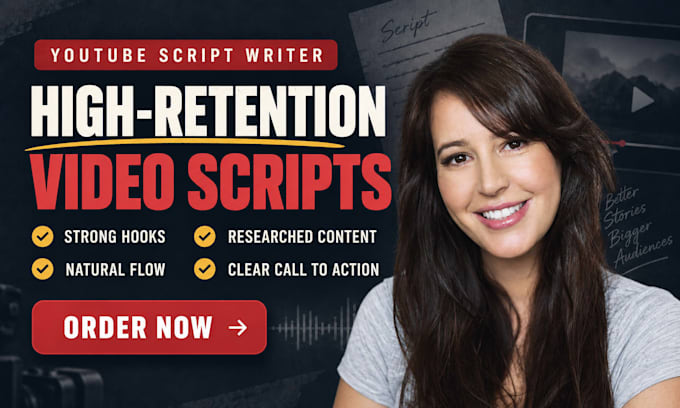 write killer faceless youtube video script, script writer, movie scriptwriting