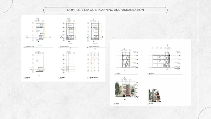 create residential floor plans sections and elevations in revit