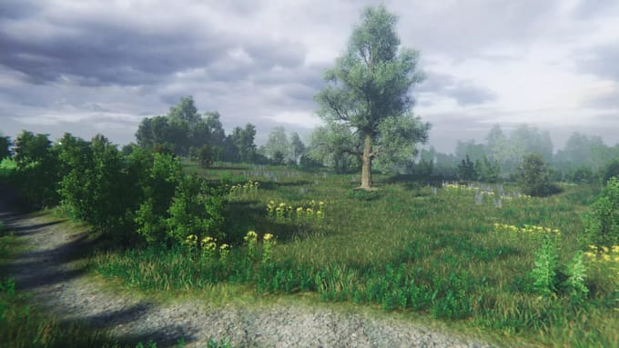 3d game environment 3d game map 3d landscape design modular 3d environment ue5