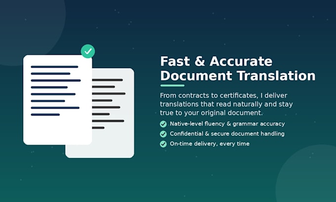 translate document accurately and professionally