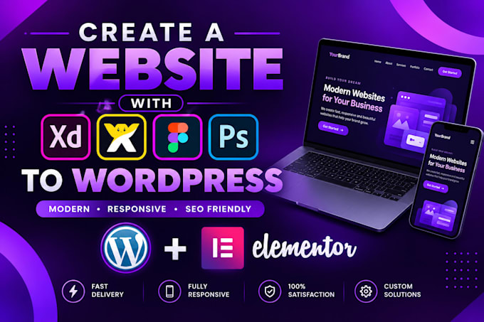 build responsive wordpresss website in elementor in 24 hours