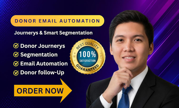 build nonprofit journeys segmentation and email automation