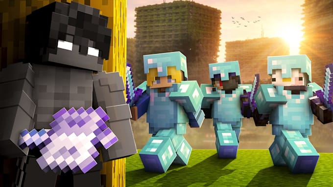make minecraft thumbnails for you