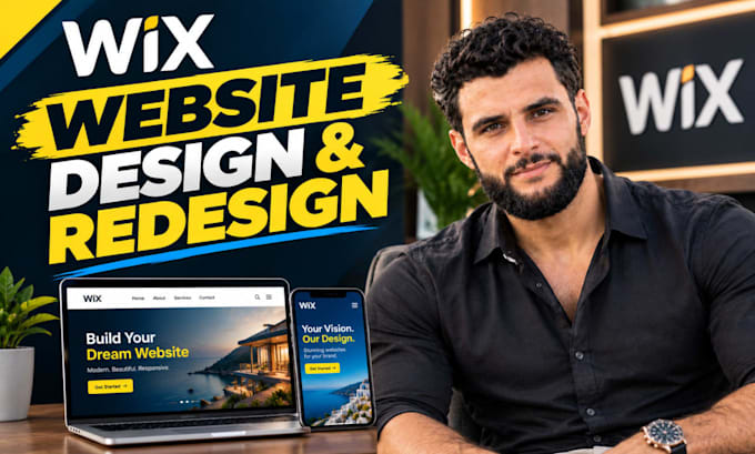 design and redesign wix website