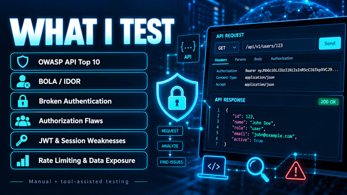 perform API penetration testing and security assessment