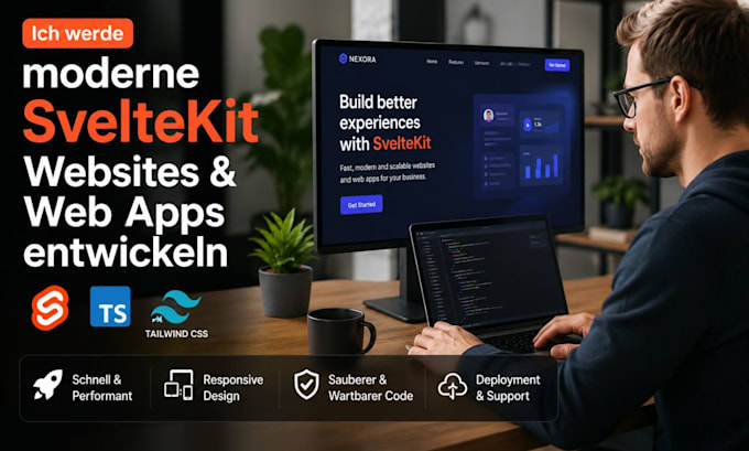 moderne sveltekit websites und web apps entwickeln