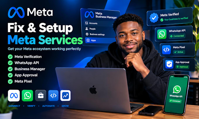 fix meta verification, whatsapp api business manager app approval meta pixel
