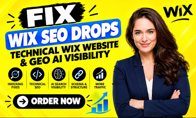 fix wix SEO drops, technical wix website, and GEO ai visibility